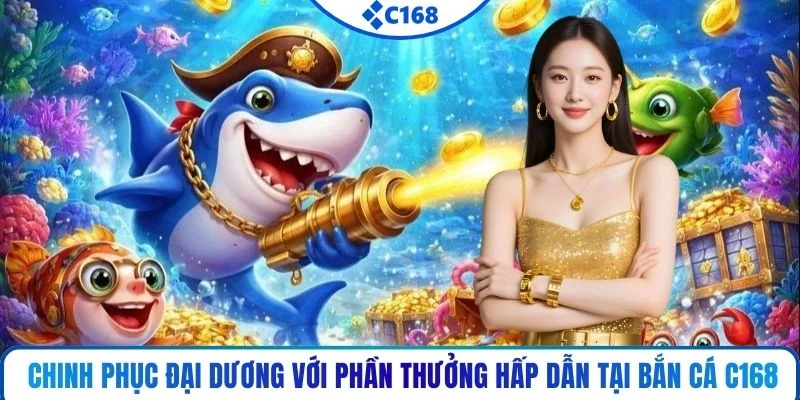 Chinh phục đại dương với phần thưởng hấp dẫn tại bắn cá C168